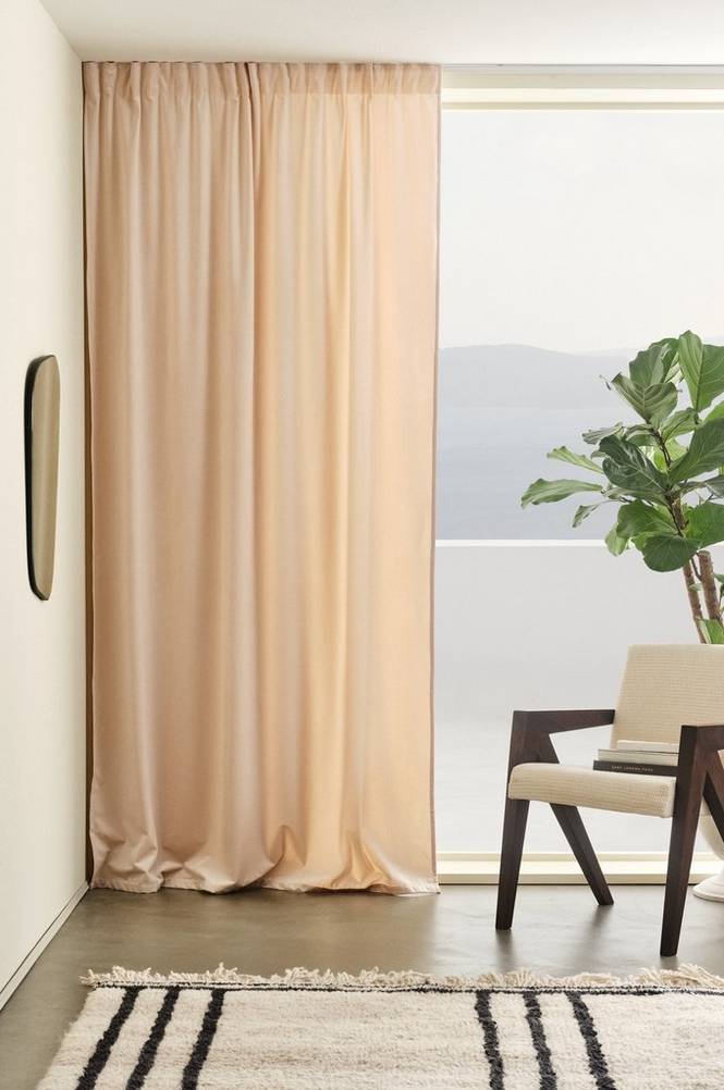 SAVANNAH multifunktionsgardin - 1 längd Beige