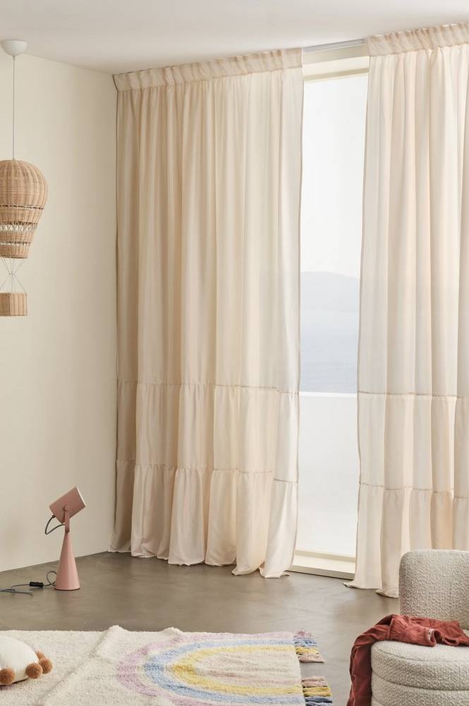 MEAUX multifunktionsgardin 2-pack Beige