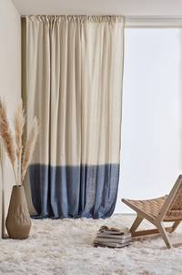 HOMBRE multifunktionsgardin 1 längd - extra bred Blå