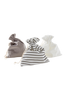 GIFTIE STRIPE SET gavepose 3-pk Grå
