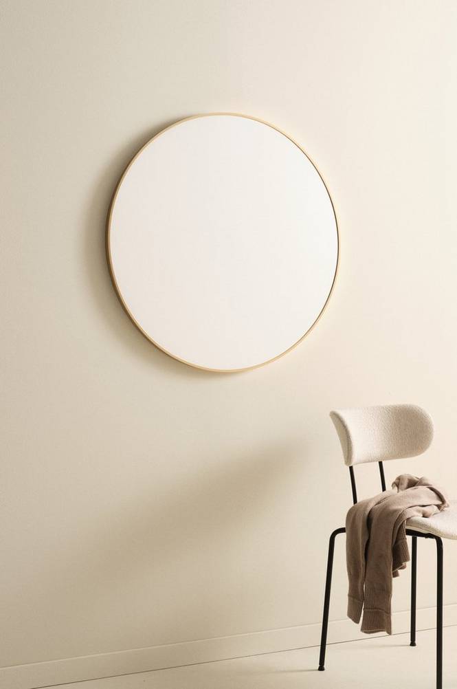 MEGHAN spejl, diameter 80 cm