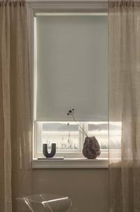 NOX mörkläggande rullgardin - höjd 210 cm Naturvit