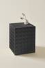 HAGA sidebord 40x40 cm - lavt Svart