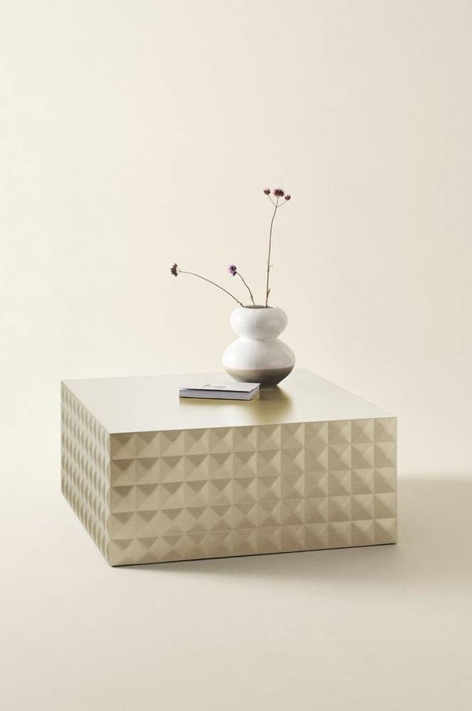 HAGA soffbord 80x80 cm Vit