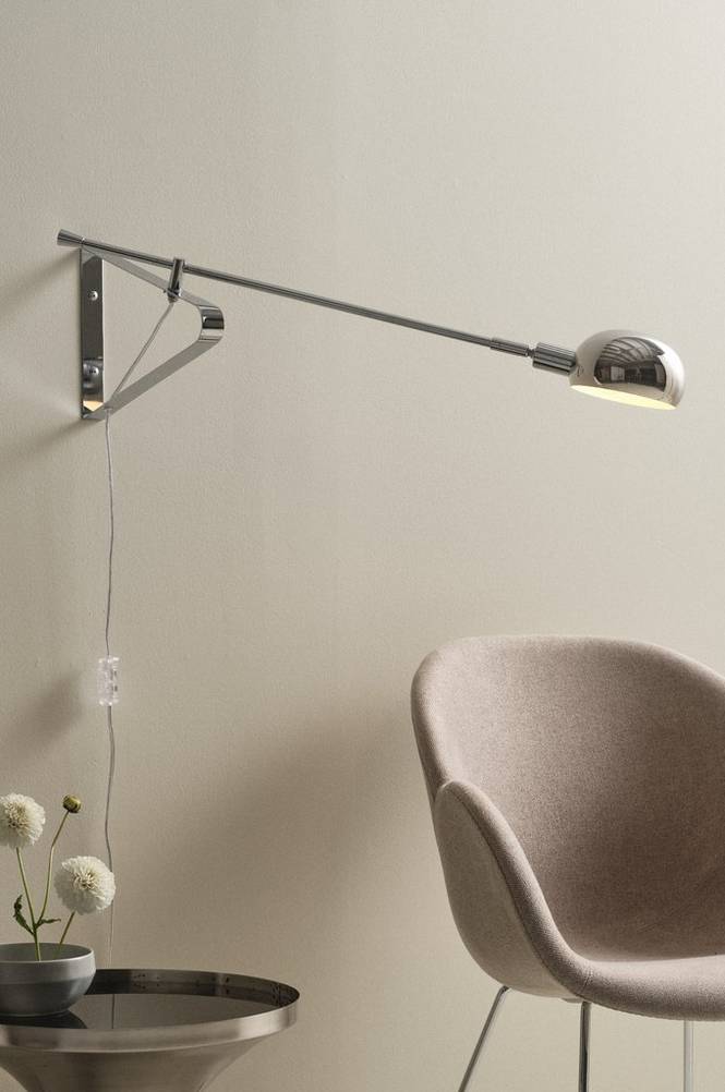 LINCON vägglampa Krom