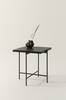 GALATINA sidebord 54x54 cm Svart matt svart