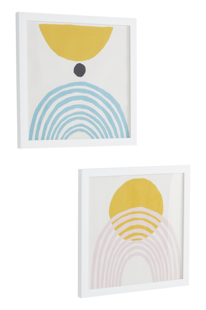 VALCETA 2-pk poster med ramme 30x30 cm