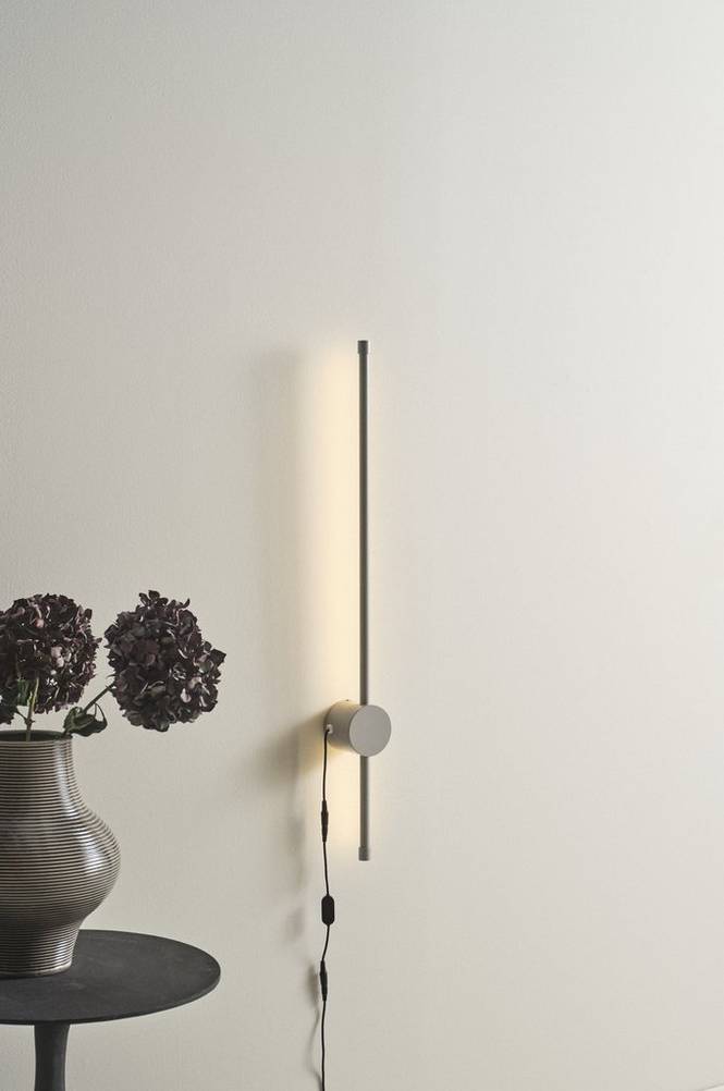 ALISO vägglampa 80 cm Grå