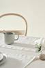 JONIE bordbrikke 4-pk Eliseouter: champagne color leather /inside: offwhite color velvet