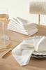 JONIE serviett 8-pk Eliseouter: champagne color leather /inside: offwhite color velvet