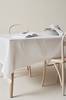 KIT pöytäliina Eliseouter: champagne color leather /inside: offwhite color velvet