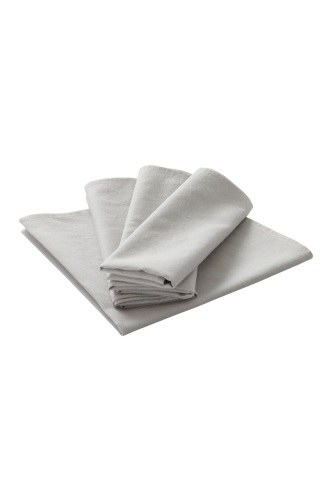 KIT servett 4-pack Ljusgrå