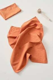 KIT Astiapyyhe Pellavasta Oranssi Keitti Kattaus Jotex