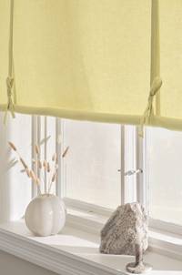 JONIE roll up-gardin i linne Gul