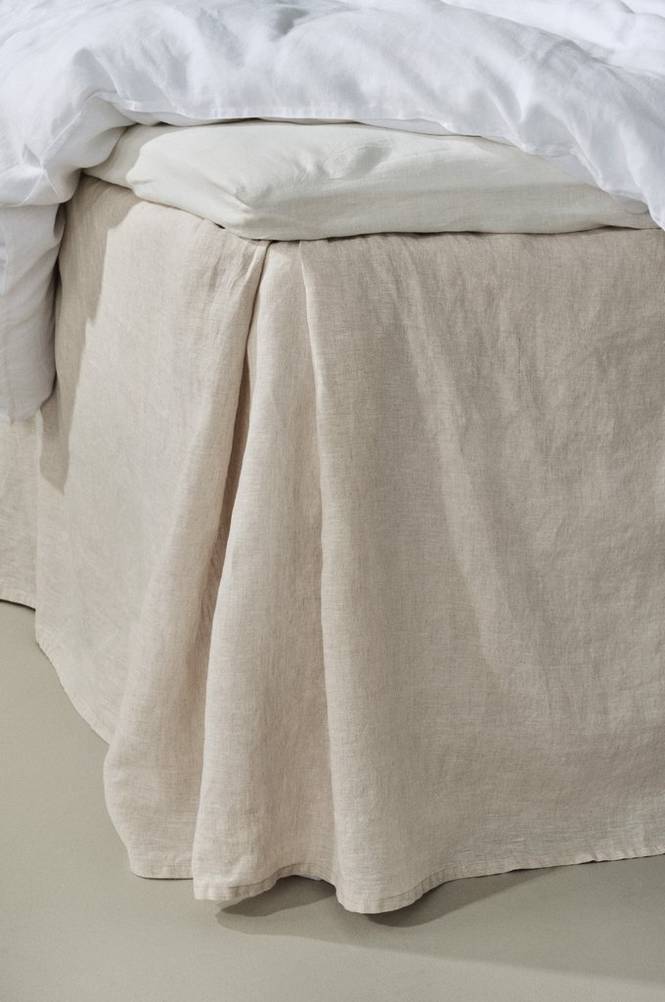 JONIE sängkappa 60 cm Linnebeige