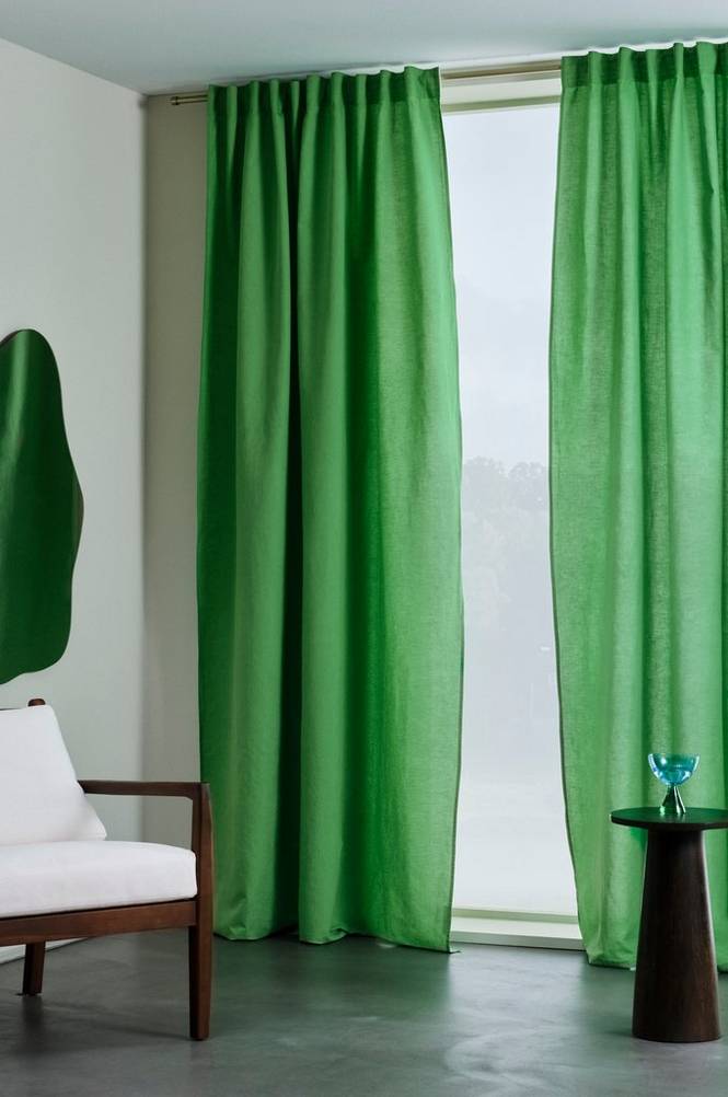 KIT gardin med multifunksjonsbånd 2-pk