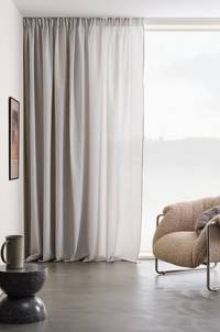 KIT linnegardin 1 längd extra bred Ljusgrå