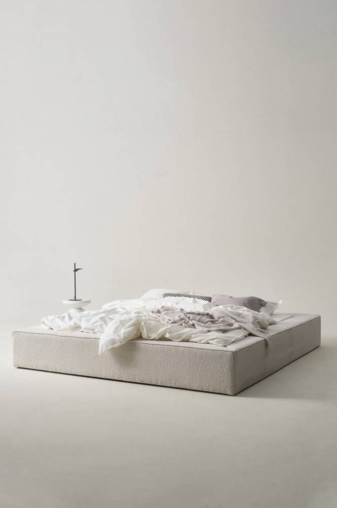 TRIBIO sängram 180 cm Greige