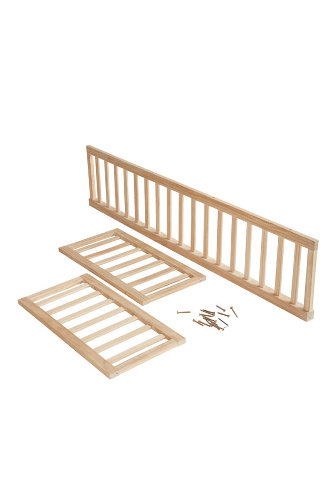 CASTILLO MINI staket till barnsäng 70x160 cm Natur