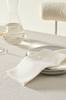 ELI serviett 2-pk Eliseouter: champagne color leather /inside: offwhite color velvet