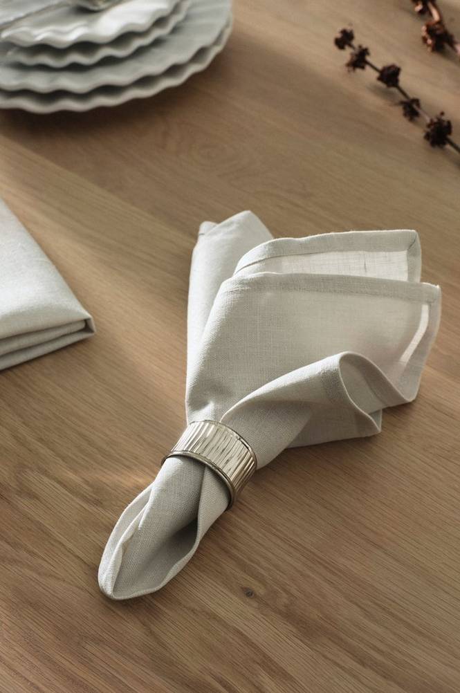 ELI servett 2-pack Ljusgrå