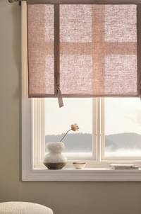 ELI roll up-gardin i linne Nougat