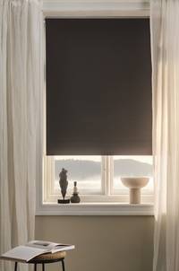 ELIA mörkläggande rullgardin - höjd 165 cm Stålgrå