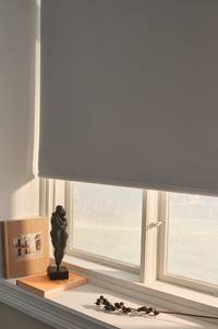 ELIA mörkläggande rullgardin - höjd 165 cm Ljusgrå