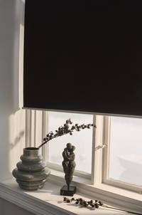 NIKA mörkläggande rullgardin - höjd 165 cm Svart