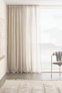 LAYER multifunktionsgardin 1 längd - extra bred Ljusgrå