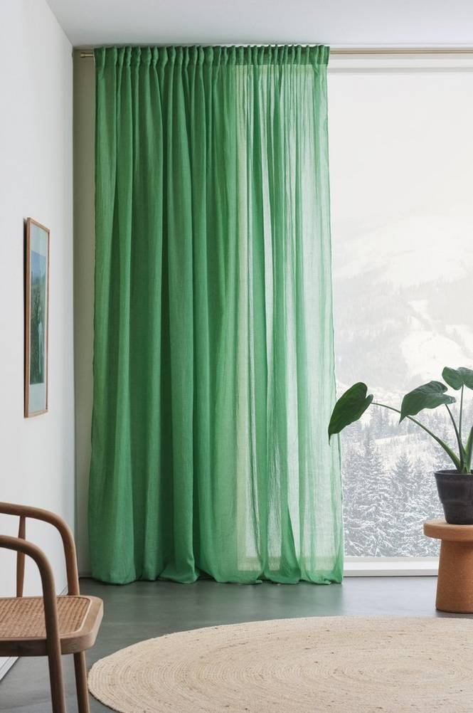 LAYER gardin med multifunksjonsbånd 1 lengde - ekstra bred