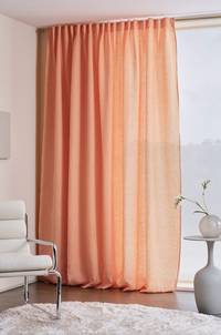 KAIA vattenavvisande multifunktionsgardin 1 längd - extra bred Aprikos