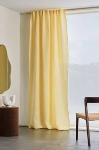 KAIA vattenavvisande multifunktionsgardin 1 längd Ljus solgul