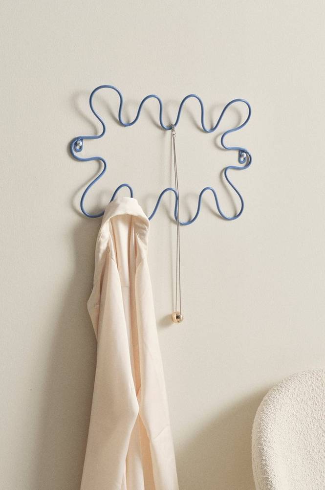 CURVY hängare 40 cm Blå