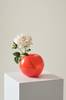 GLOBE glassvase Orange-red
