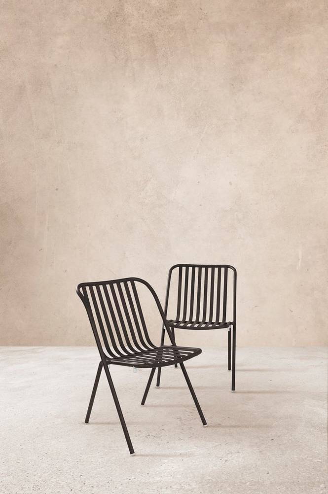 ROYAN utestol 2-pack Svart