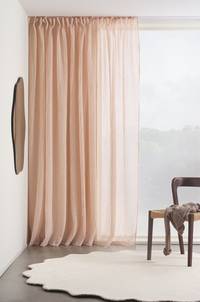 YUNA multifunktionsgardin 1 längd - extra bred Moccabrun