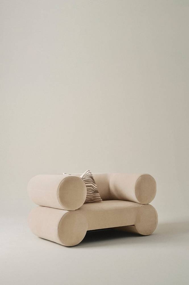 HARTSDALE fåtölj Sandbeige