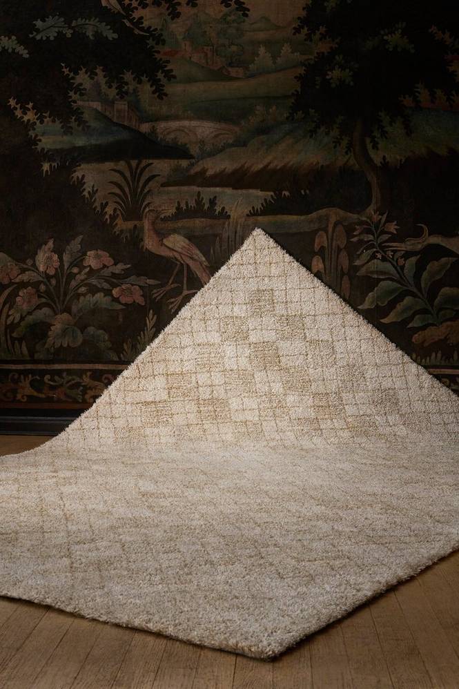 PRATO ullmatta 200x300 cm Beige/brun