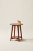 PRIZNA sidebord, diameter 45 cm Brun