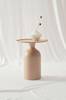 SARGANS sidebord diameter 46 cm BEIGE