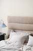 KLIPPHOLMEN sängynpääty 160 cm Beige/savunvärinen