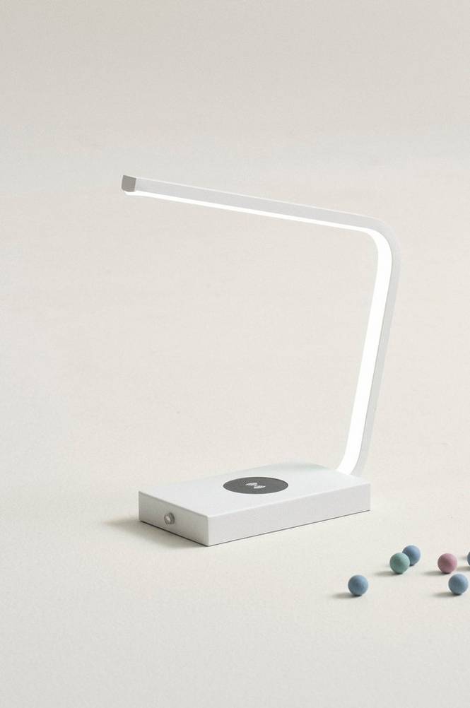 NICI bordlampe LED oppladbar/ladefunksjon