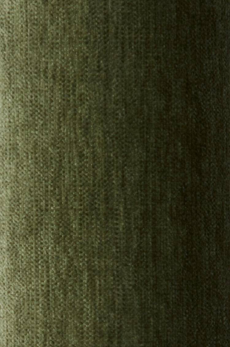 moss chenille stofprøve mosgrøn