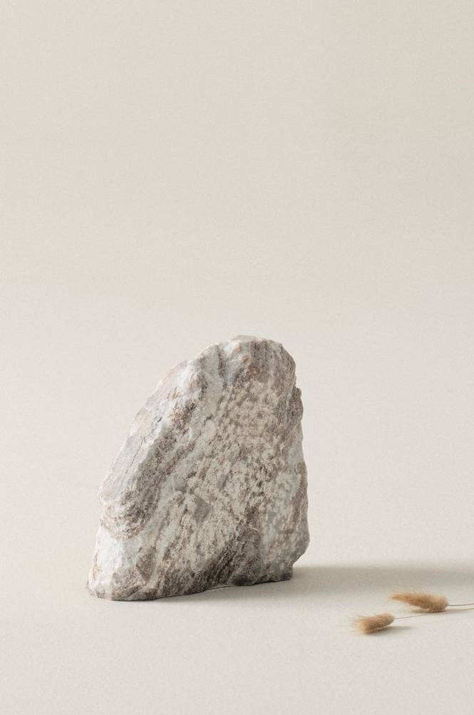 ROCKS TORRENTO dekoration Naturvit/beige