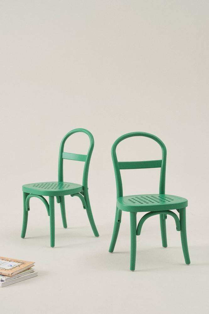 RIPPATS MINI barnstol 2-pack Grön