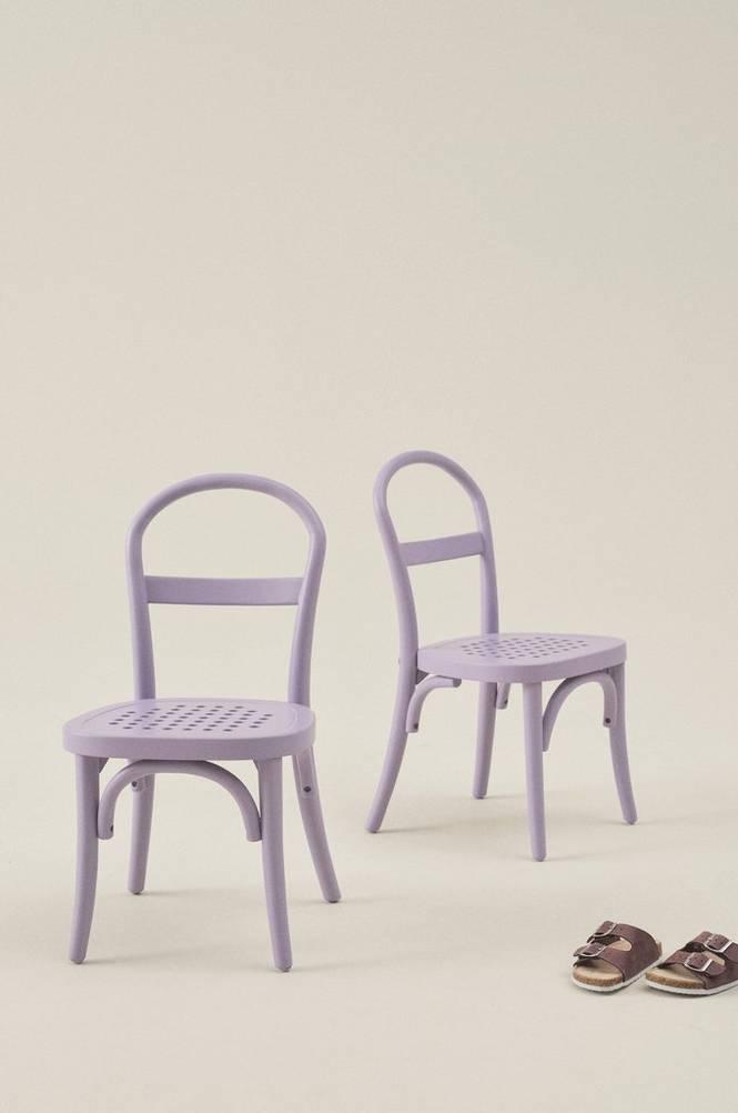 RIPPATS MINI barnstol 2-pack Lavendel