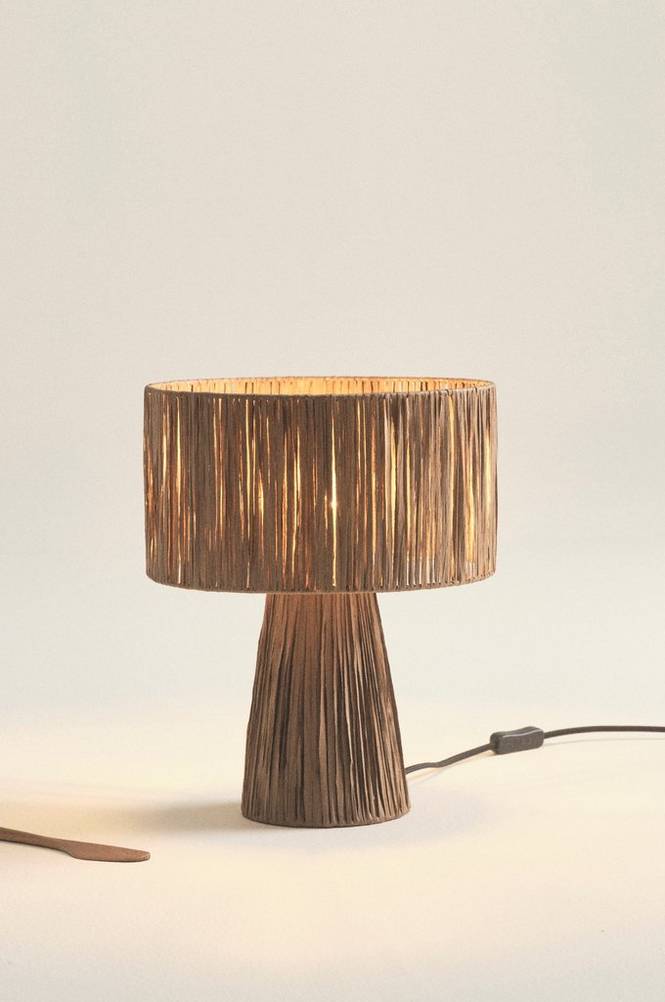 GEMINI bordslampa Brun