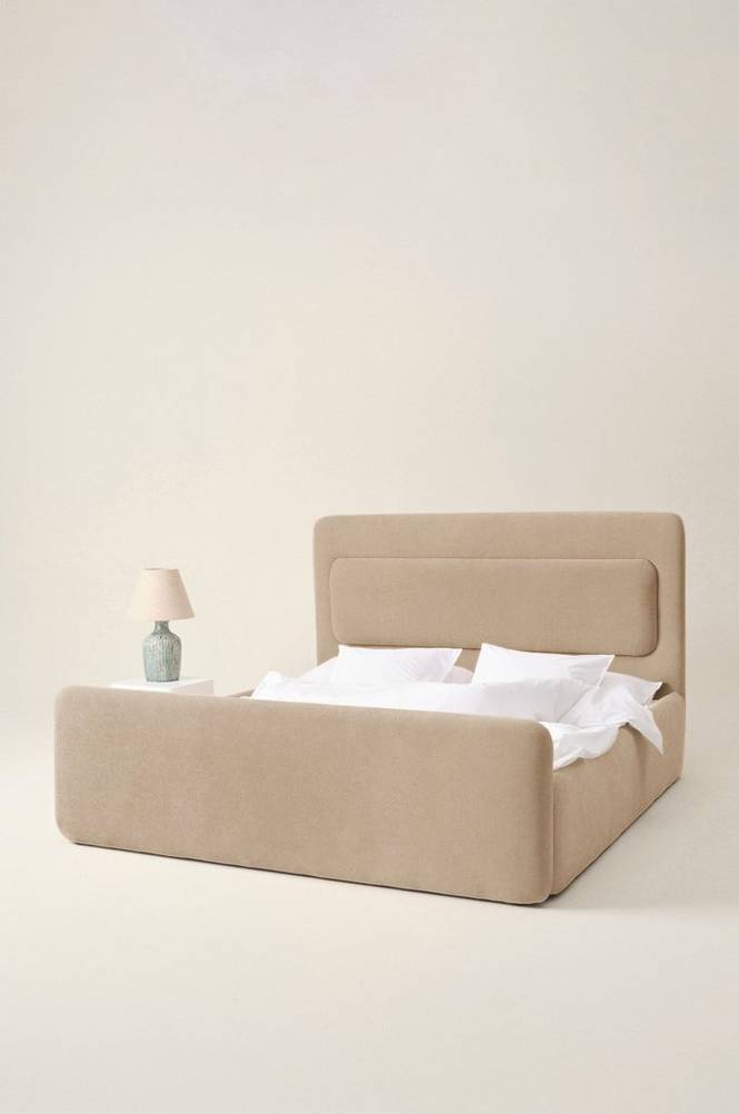 MALO sängram 180 cm Sandbeige