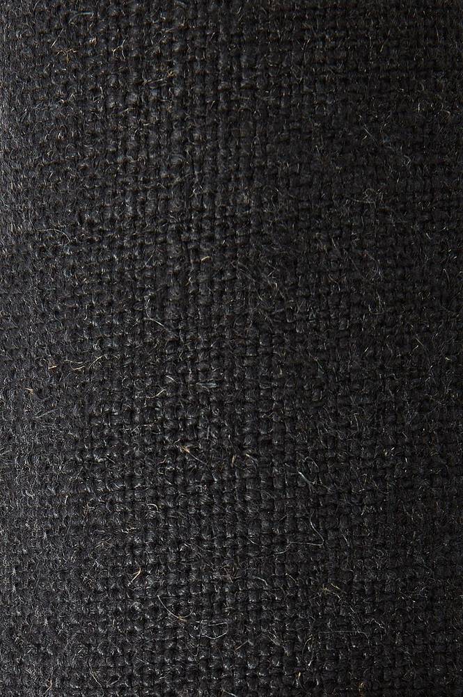 A006 LINEN tygprov Svart